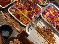 火爆定西宽粉-杨老头鲜货烧烤(太古里店)