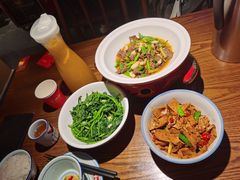 菜籽油炒衡东黄牛肉-老湘村·湖南土菜(天河维多利店)