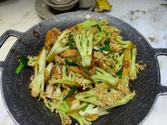 干锅有机花菜-大城小院饭店(博隆广场虹桥店)