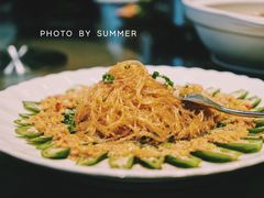 蒜蓉蒸秋葵-茶叁酒肆·楚味江湖(菱角湖店)