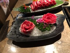 玫瑰雪花牛舌-捞王锅物料理(四川北路店)