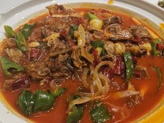 辣爆羔羊肉-宁夏国强手抓羊肉·清真菜(未央路凤三店)