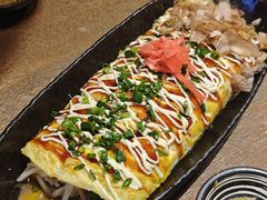 蛋包蔬菜五花肉-九州酒场ひこぞう(1号店)