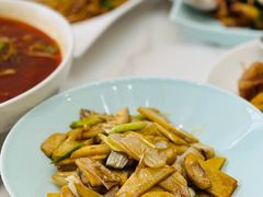 冬腌菜蘑菇炒冬笋-菲住布渴酒店中餐厅(阿里巴巴西溪园区店)