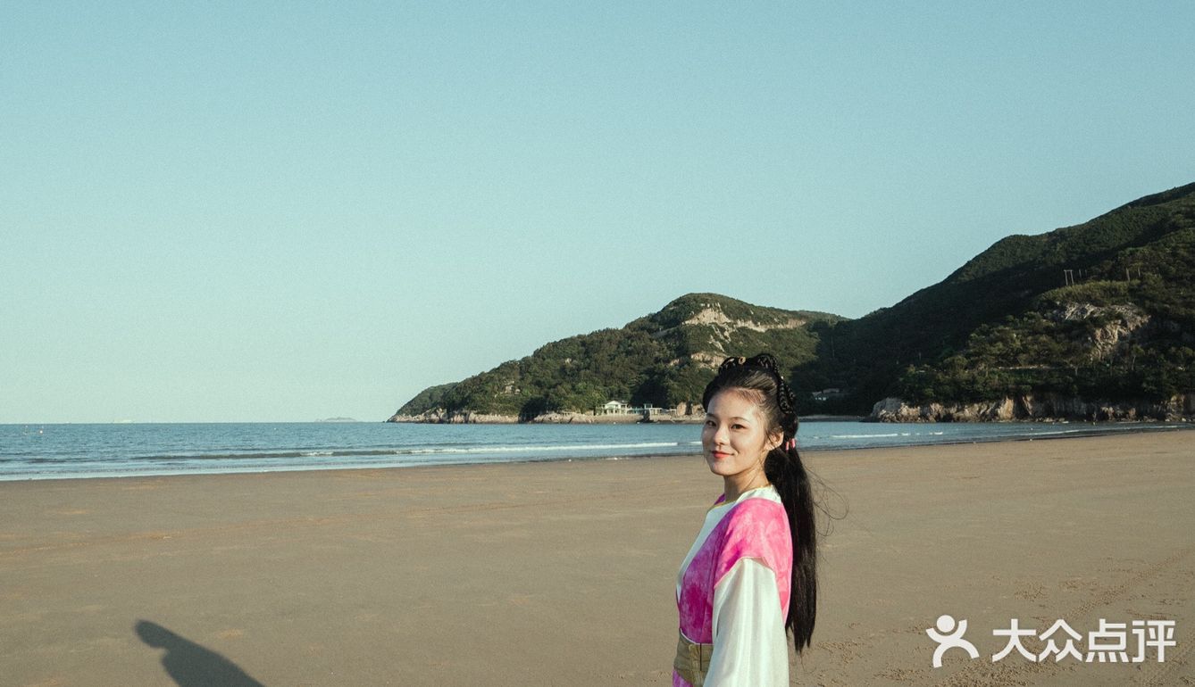 江浙沪周边电影感海滩🏝桃花岛塔湾金沙