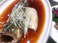 清蒸鲈鱼-刘胖子家常菜·蹄花焖藕(中央花园店)