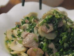 雪菜蘑菇肉片-素勤饮食店(城头巷店)