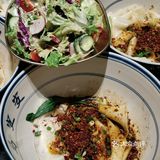 油泼面配咖啡☕简直聊咋咧！！