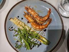 香煎印尼红虎虾配扒芦笋-雪龍のkitchen