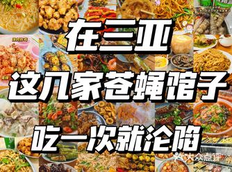 三亚百吃不腻的苍蝇馆子吃一口就沦陷