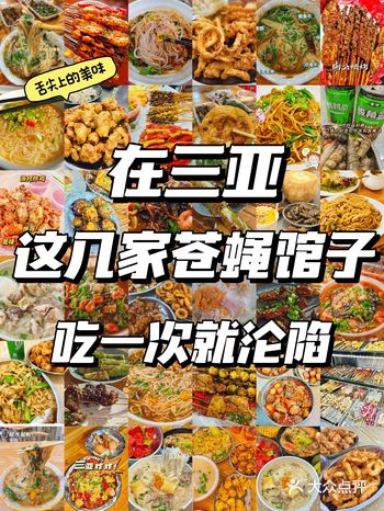 三亚百吃不腻的苍蝇馆子吃一口就沦陷