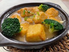 自制鲍汁豆腐煲-李记潮汕砂锅粥(营福路店)