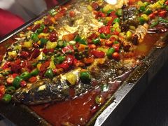 -探鱼·鲜青椒爽麻烤鱼(广州花都来又来店)
