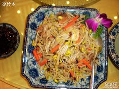 榄菜肉松炒大豆芽-海王老记