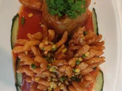 松鼠桂鱼。-鹿鸣春饭店(总店)