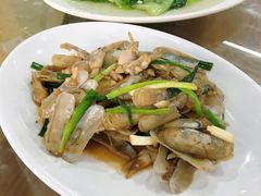 姜葱炒圣子-明记海鲜大排档(巽寮湾店)