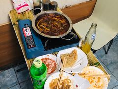 -老红桥炸灌肠牛肚锅烧烤(定福庄店)