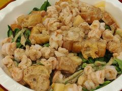 冰冻虾油条冰菜沙拉-君海悦酒楼