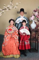 -后宫·古装汉服京剧儿童亲子全家福摄影