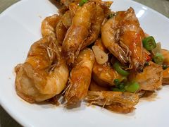 椒麻豉油虾-小船渔村•大连菜•大连焖鱼(黄河路店)