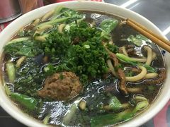 肉圆菜汤粗面-逸桂禾面馆