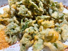 炸花椒芽儿-华盛园卷子王农家菜水库鱼