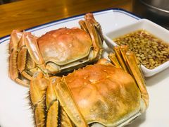 蒸湖蟹-丁记盐蘸牛肉·新杭菜(河东路店)