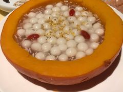 南瓜酒酿小圆子-玫瑰厅上海菜(兴国路店)