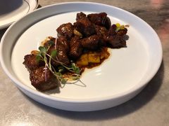 黑椒蒜片牛肉粒-海尔洲际酒店天下一品中餐厅