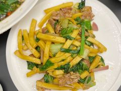 虾菇炒黄年糕-浙C老邻舍(西城海错店)