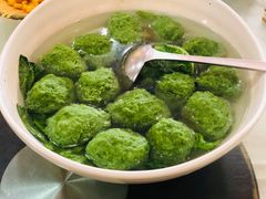 翡翠圆子汤-柏合黄记豆腐皮饭店