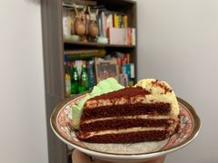 红丝绒乳酪蛋糕切块-7cake榴莲千层蛋糕(塘苗路店)