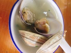 沙白豆腐芜茜汤-明记海鲜大排档(巽寮湾店)