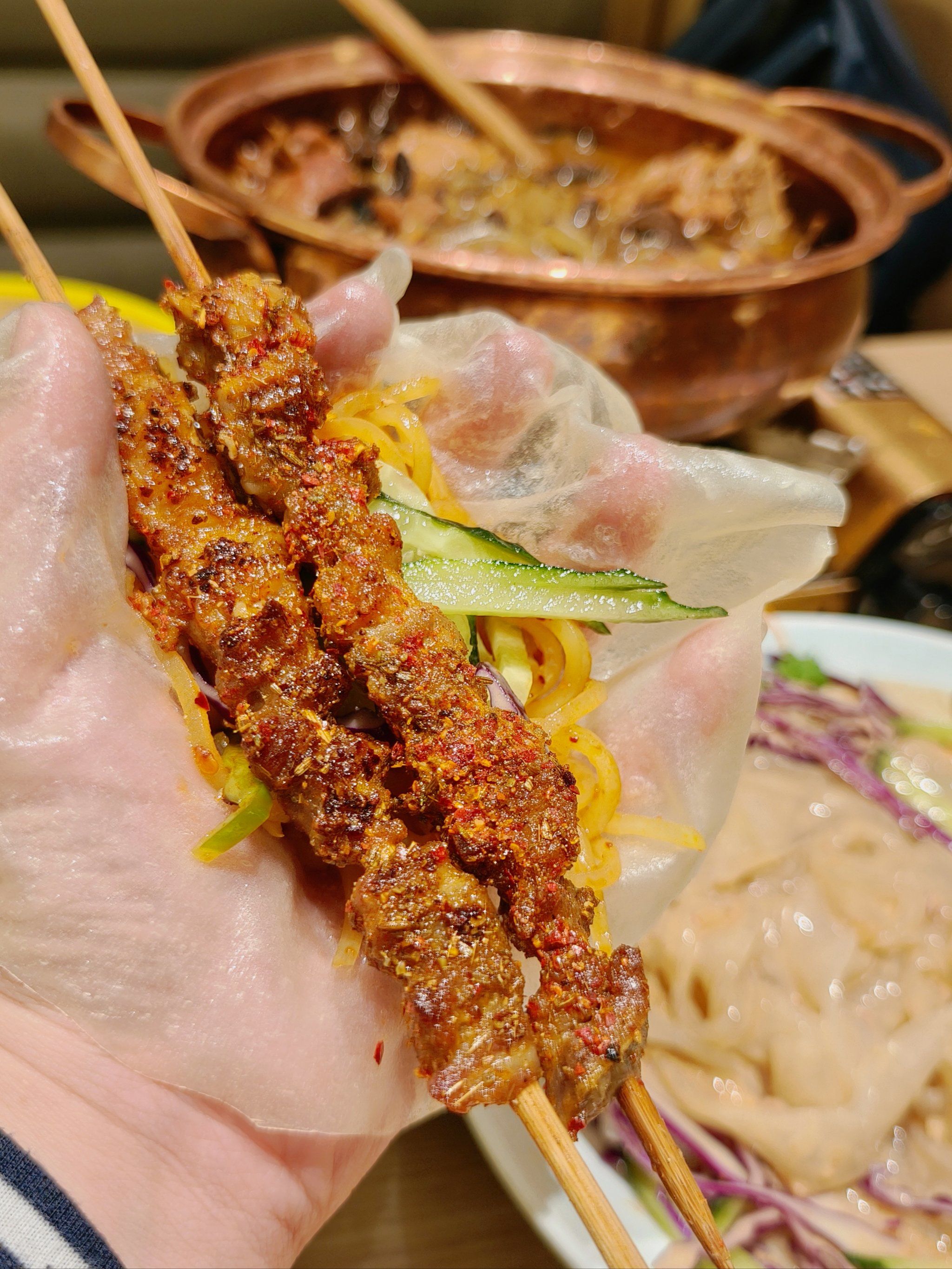 假期躺平不内卷96来一口地道东北筋饼