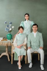 -时光纪亲子全家福照相馆(静安店母女写真父母纪念照)