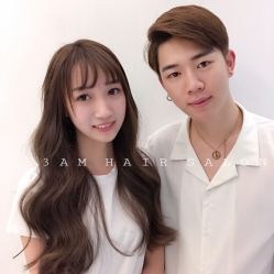 Yishen染发作品-3AM HAIR SALON烫发染发接发