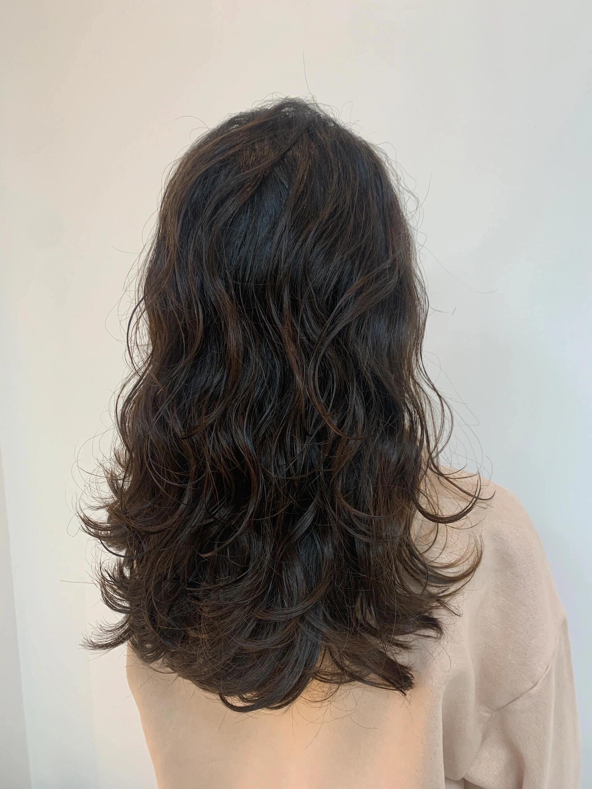 慵懒卷发 自然吹干  适合手残党