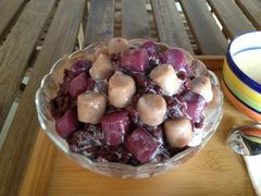 红豆芋圆冰-小恶魔甜品