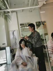 -I+造型烫发染发