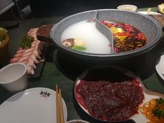 鸳鸯锅-老灶堂文创火锅(文艺路店)