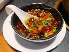 现炸辣椒油-南门四季铜锅涮肉(左家庄店)
