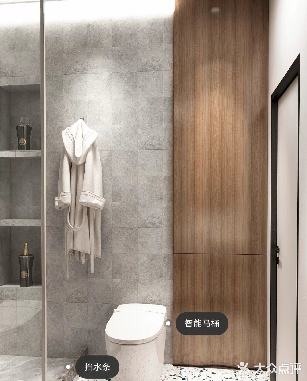 【5m²简约灰浴室丨化繁为简】 ◆卫生间选用灰色调营