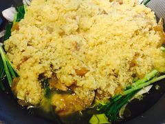蒜蓉葱烤虾-南山民肴·传统徽菜(皖南川藏线店)