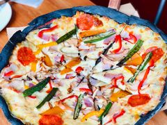 墨鱼汁奶酪培根披萨-JAMES+詹嘉厨房