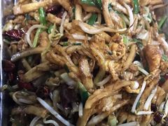 鸡蛋肉丝焖饼-南阳城烧烤海鲜酒店(和平路店)
