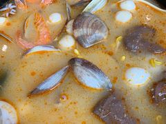 糟粕醋海鲜锅-香香海南菜餐厅