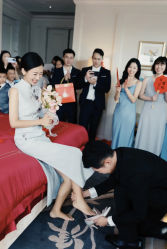 -禾米旗袍妈妈装礼服定制(嘉业国贸店)