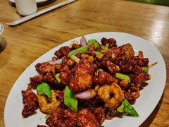 椒香虾仁爆鸡球-陈傻子餐厅(世纪都会店)