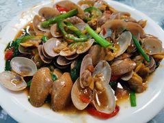 姜葱炒花甲-皓景海鲜·地标美食(双月湾店)