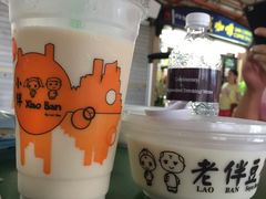 无糖豆浆-老伴豆花(麦士威熟食中心店)
